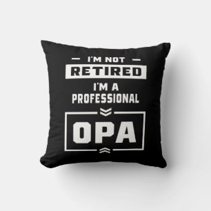 Almofada Mens, eu sou um profissional Opa aposentado.