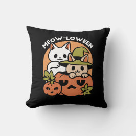 Almofada Meow-Loew - Festivo Halloween Design