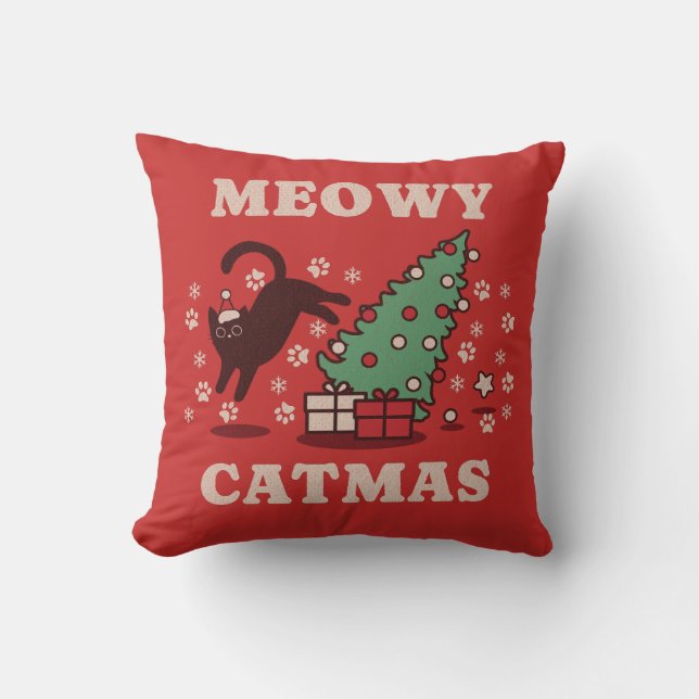 Almofada Meowy Catmas (Frente)