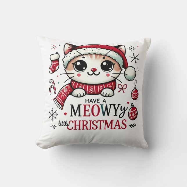 Almofada Meowy Christmas (Frente)