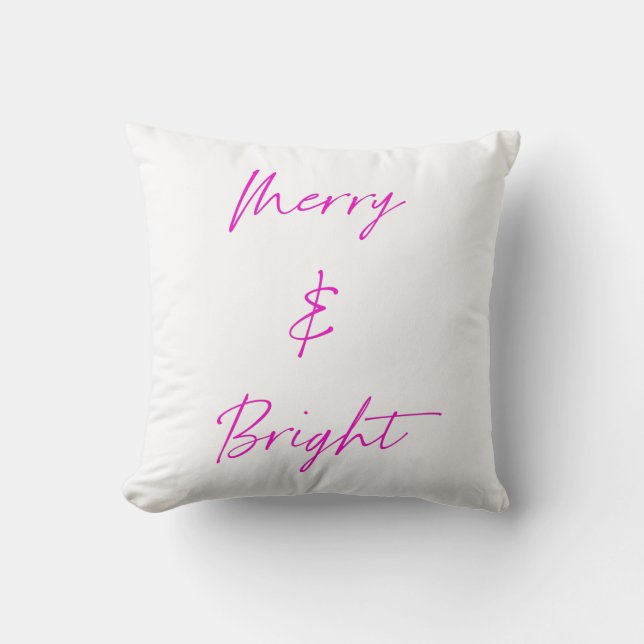 Almofada Merry & Bright (Frente)