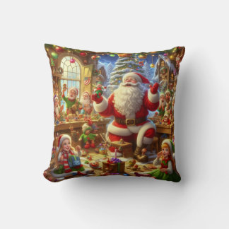 Almofada Merry Christmas From Santa and His Elves