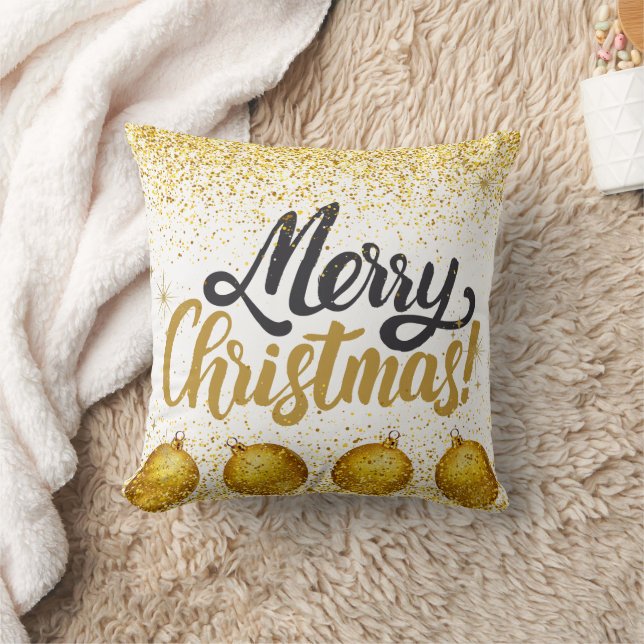 Almofada Merry Christmas Holiday Party Glitter (Cobertor)