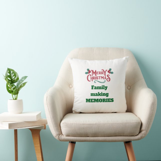 Almofada  Merry Christmas Throw Pillow (Cadeira)