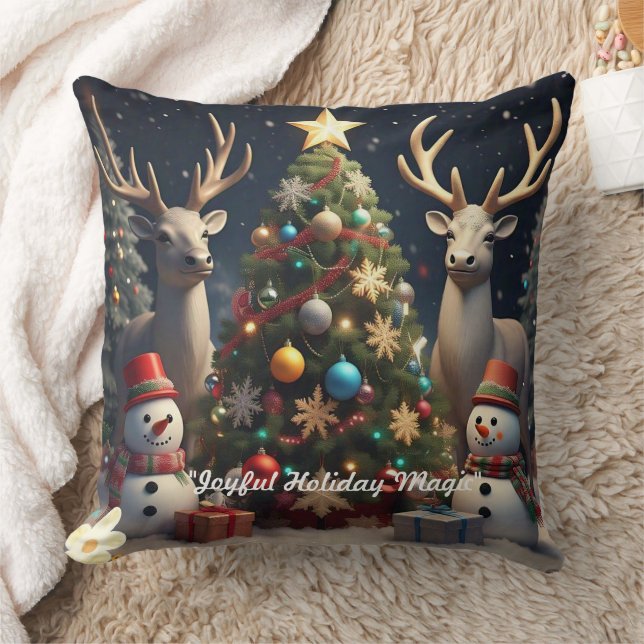 Almofada "Merry Winter Nights" (Cobertor)