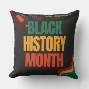 Almofada Mês da História Negra - Honrar Legado e Cultura