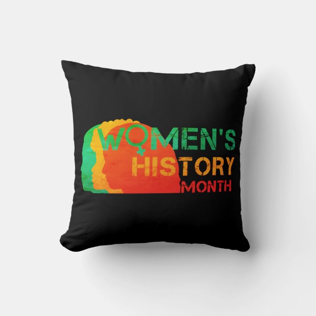 ALMOFADA MÊS DE HISTÓRIA DAS MULHERES (Frente)