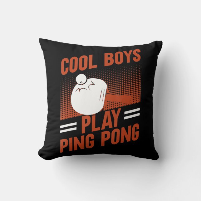 Almofada Mesa Esporte Legal Boys Jogue Ping Pong (Frente)