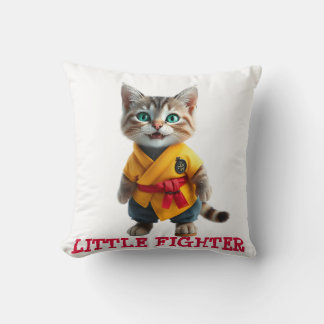 Almofada 🥋 Mestre Gatinho de Karate - Lutador Fofo