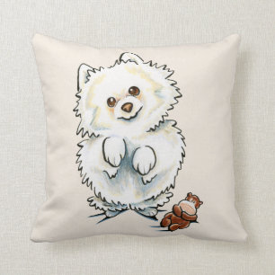 Almofada Metida de pata de Pomeranian