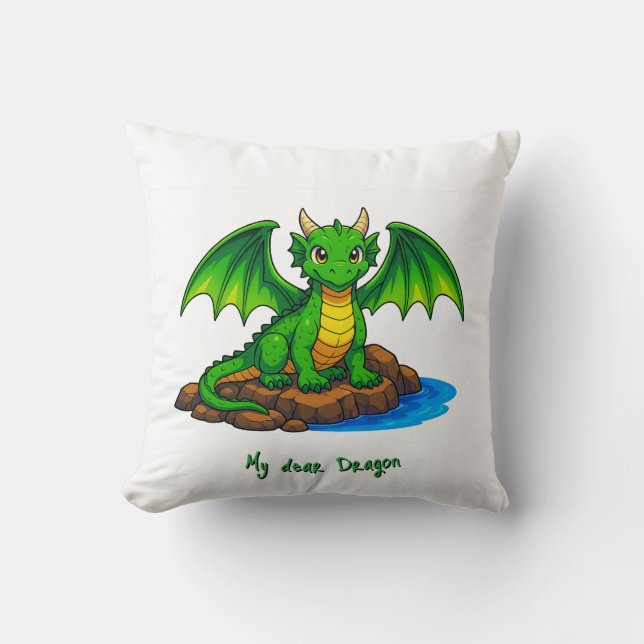 Almofada Meu caro Dragão (Frente)