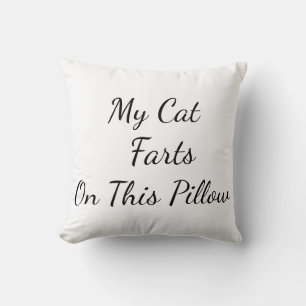 Almofada "Meu Gato Farta Neste Travesseiro" Travesseiro dec