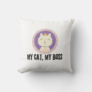 Almofada Meu Gato, Meu Chefe