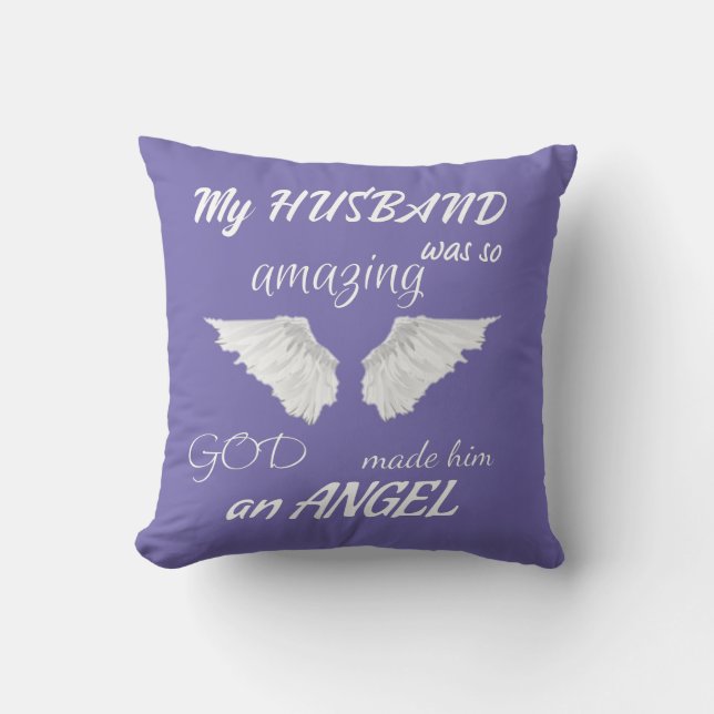 Almofada Meu Marido Um Anjo (Frente)