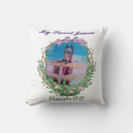 Almofada Meu suor Jamie, Escritura