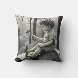 Almofada Meus Amigos... Eles não brigam comigo Garoto e Gar