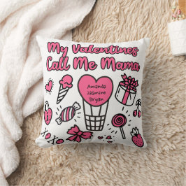 Almofada Meus Namorados Me Chamam De Mãe