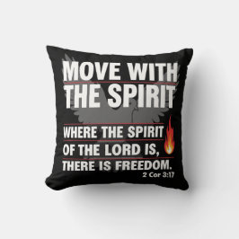 Almofada Mexa-se com o espírito - liberdade design
