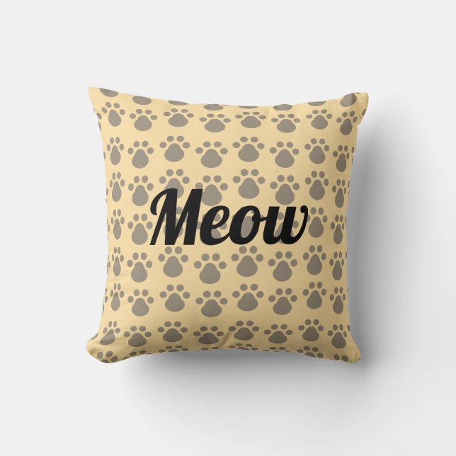 Almofada Miau, Pegadas de Pata (Frente)