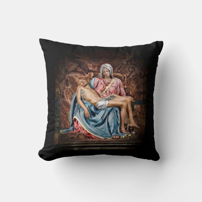 ALMOFADA MICHELANGO PIETA  (Frente)