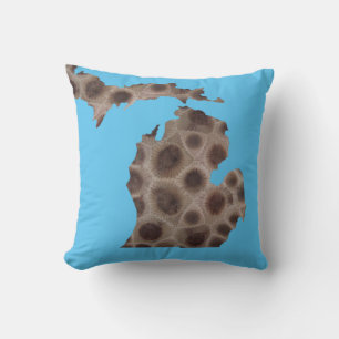 Almofada Michigan Petoskey Stone, Excelente Lagos mitten