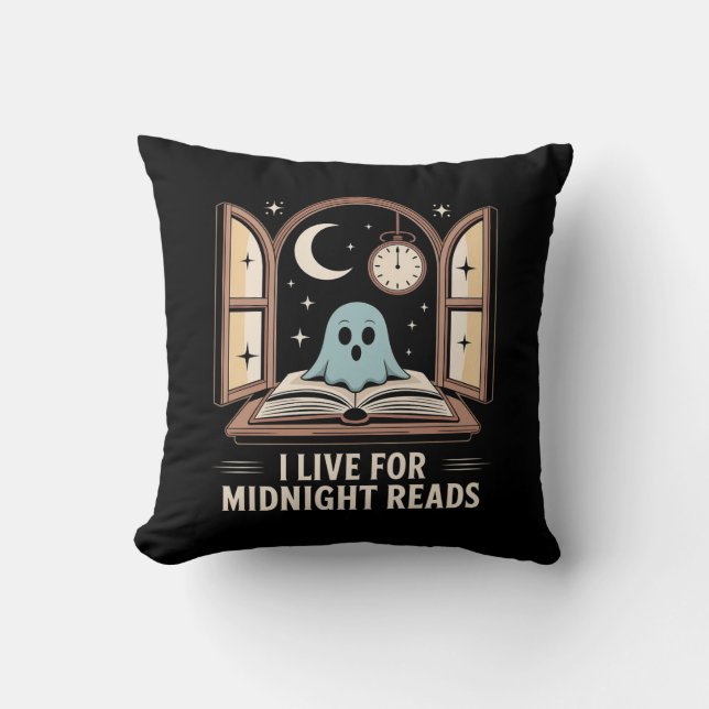 Almofada Midnight Reads Cozy Moonlight (Frente)