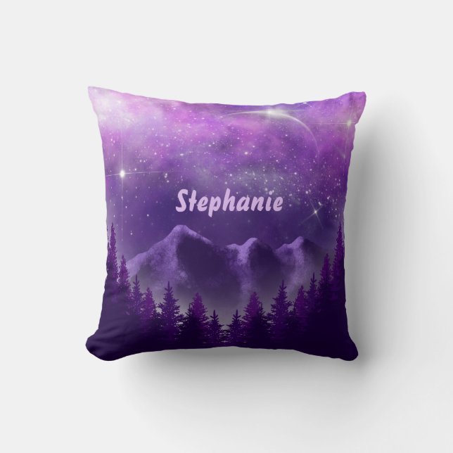 Almofada Midnight Sky Purple (Frente)