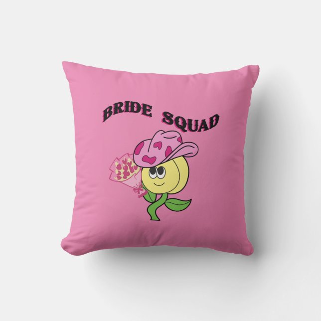 Almofada Mikitiez cowboy bridesquad june noiva (Frente)