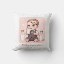 Almofada Milk Connoisseur Baby Girl Print Nursery