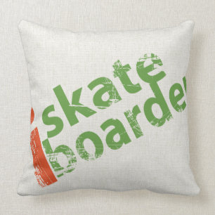 Almofada Mim texto do Grunge do skater