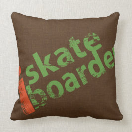 Almofada mim vintage Brown do skater