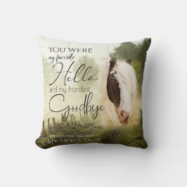 Almofada Minha foto favorita do Memorial do Cavalo do País