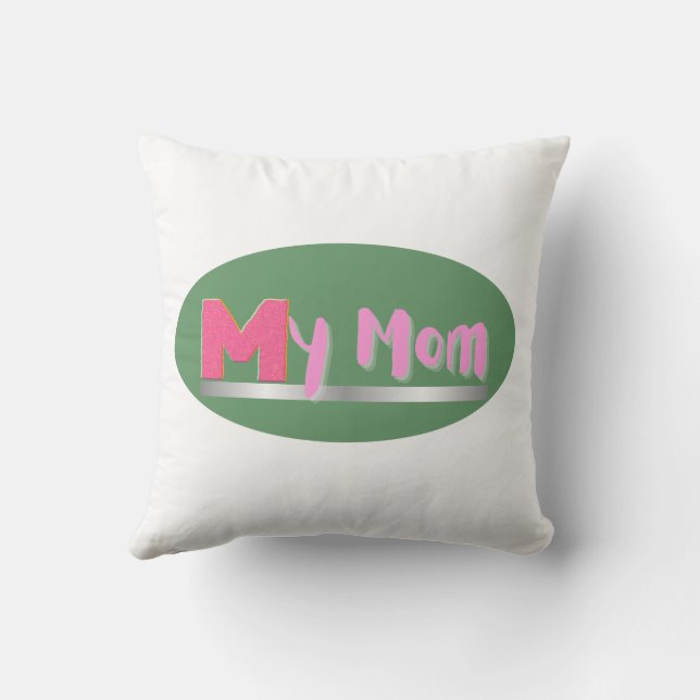 Almofada "Minha mãe" (Verso)