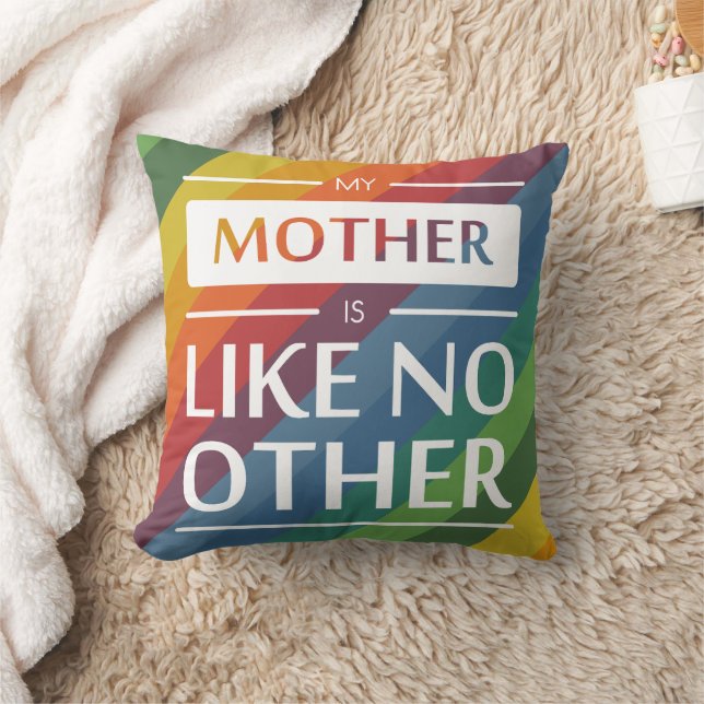 Almofada Minha mãe é como nenhuma outra (Cobertor)