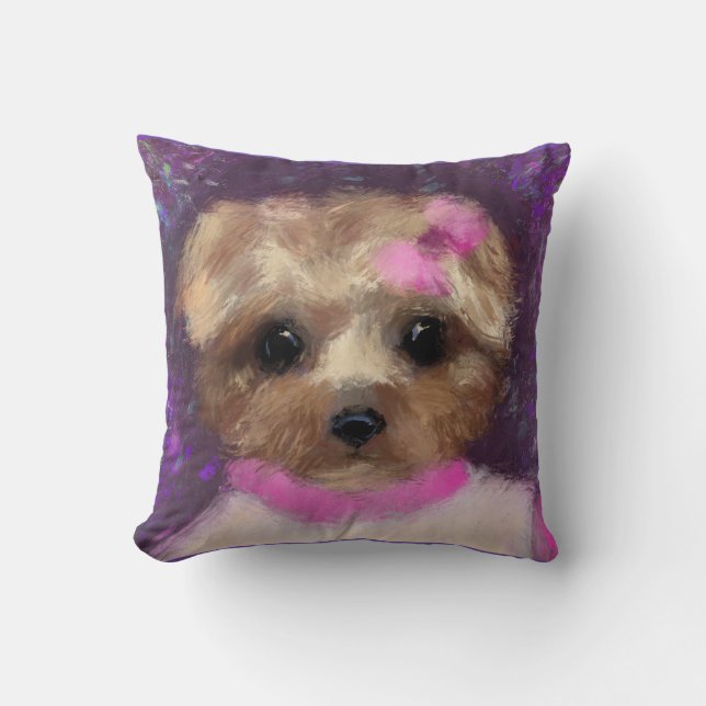 ALMOFADA MINI YORKIE POO   (Frente)
