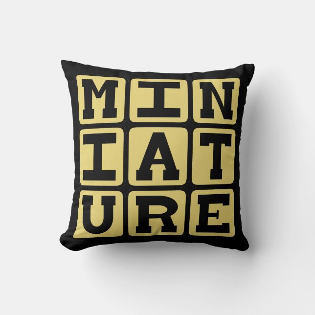 Almofada Miniatura, Pequeno Colecionável (Frente)