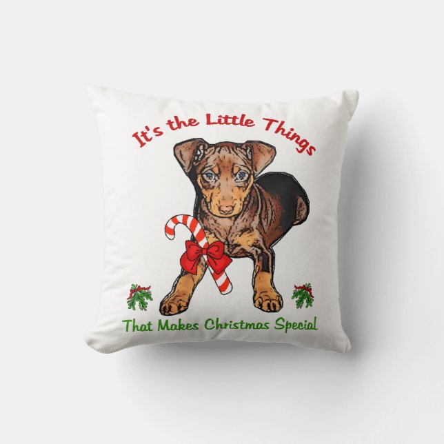 Almofada Miniatura Pinscher (Frente)