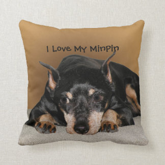 Almofada Miniatura Pinscher t.c.p. Min Pin Love Pet Name Th