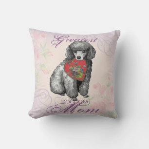 Almofada Miniatura Poodle Heart Mãe
