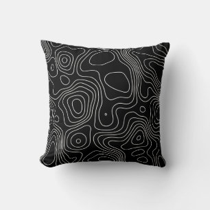Almofada Mínima de Linhas de Contorno Topográfico 