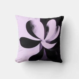 Almofada Minimal Abstract Floral Throw Pillow