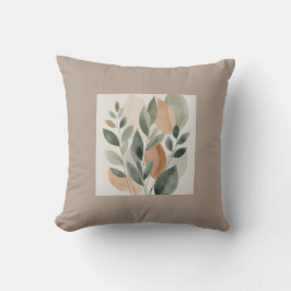 Almofada Minimal Botanical Leaf Pattern pillows
