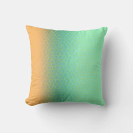 Almofada Minimalismo Abstrato Art Pale Turquesa bege Verde