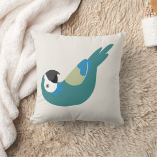 Almofada Minimalist Geometric Macaw Parrot Pillow – Abstrac