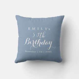 Almofada Minimalist Typography Birthday Party Design 
