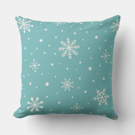 Almofada Minimalist Winter Pillow in Turquoise