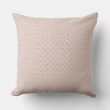 Almofada Minimalista com Padrão Floral Rosa