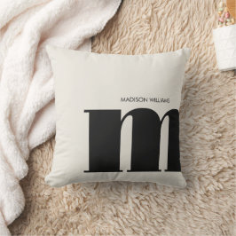 Almofada Minimalista Moderno Personalizável Inscrição Perso