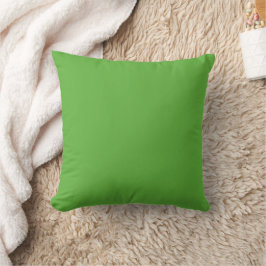 Almofada Minimalista verde-maçã brilhante sólido Acento