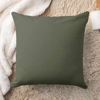 Almofada Minimalista Verde Oliva
